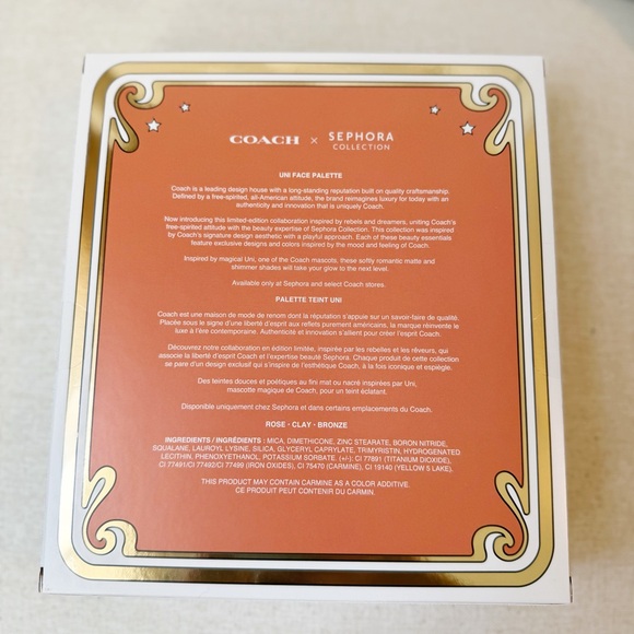 Coach x Sephora UNI Unicorn Bag Charm Face Palette - Picture 2 of 4